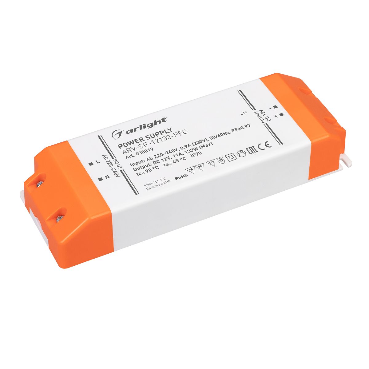 Блок питания Arlight ARV-SP-12132-PFC (12V, 11A, 130W) 038819 в Санкт-Петербурге