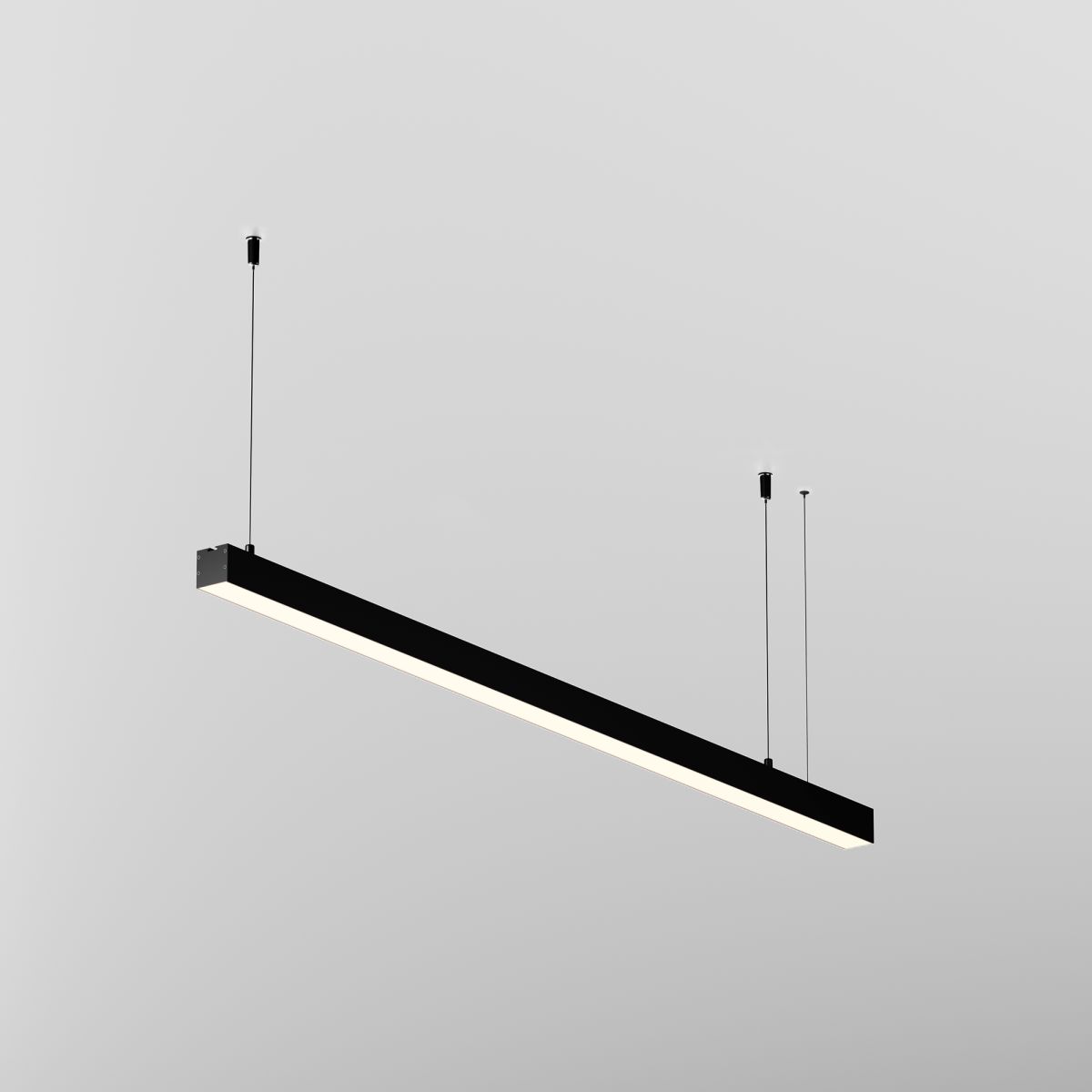 Линейный подвесной светильник Maytoni Technical 3000K 35x35 (Черный, 1 м) LL312011 в #REGION_NAME_DECLINE_PP#
