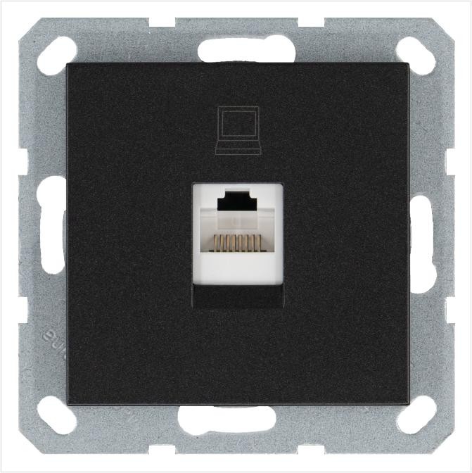 Розетка компьютерная RJ45 кат. 5E Jasmart G6105B в Санкт-Петербурге
