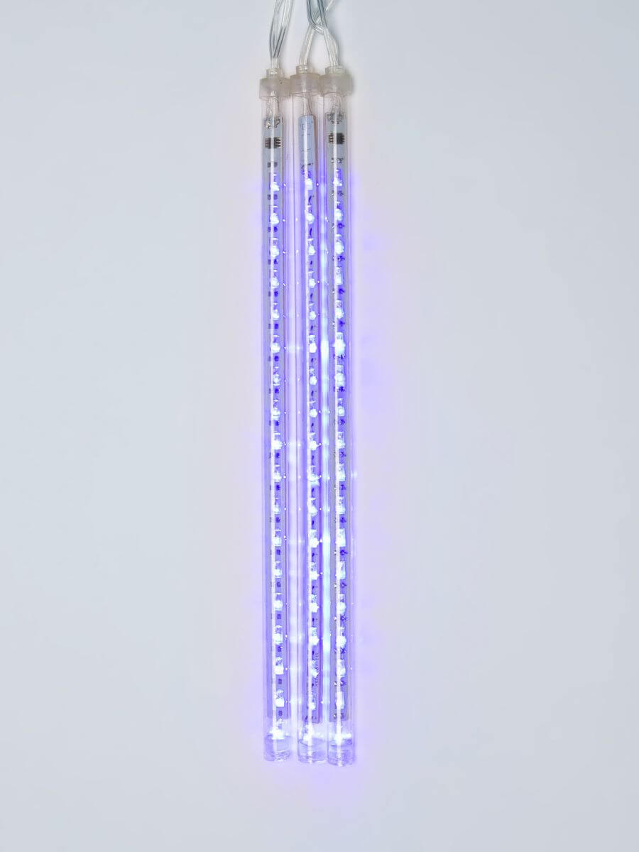 Уличная светодиодная гирлянда (UL-00000167) Uniel занавес 220V синий ULD-E1505-336/DTK BLUE IP44 TWISTED METEOR в Санкт-Петербурге