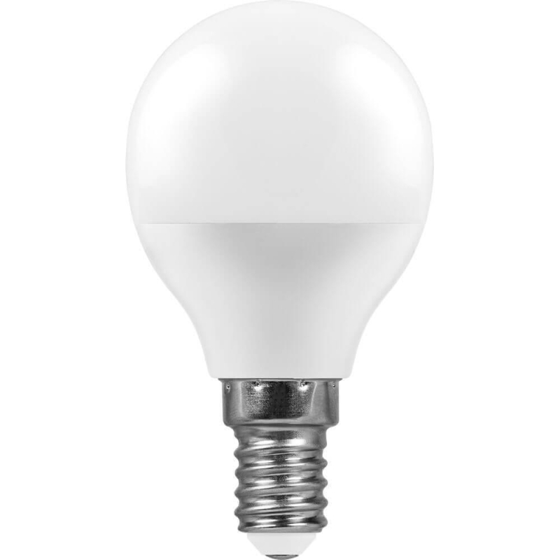 Лампа светодиодная Feron E14 11W 6400K Шар Матовая LB-750 25948 в Санкт-Петербурге