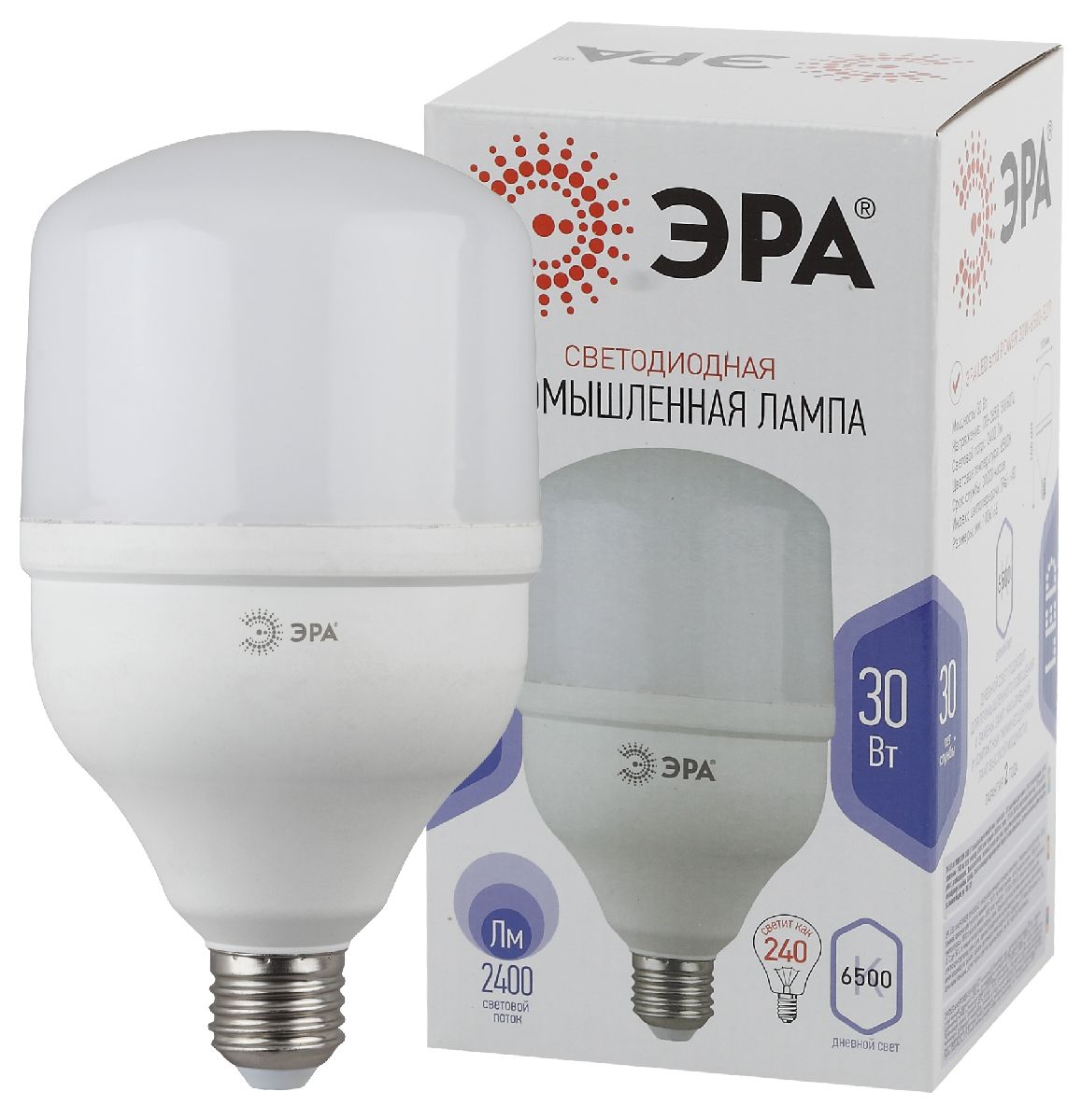 Лампа светодиодная Эра E27 30W 6500K LED POWER T100-30W-6500-E27 Б0049597 в Санкт-Петербурге