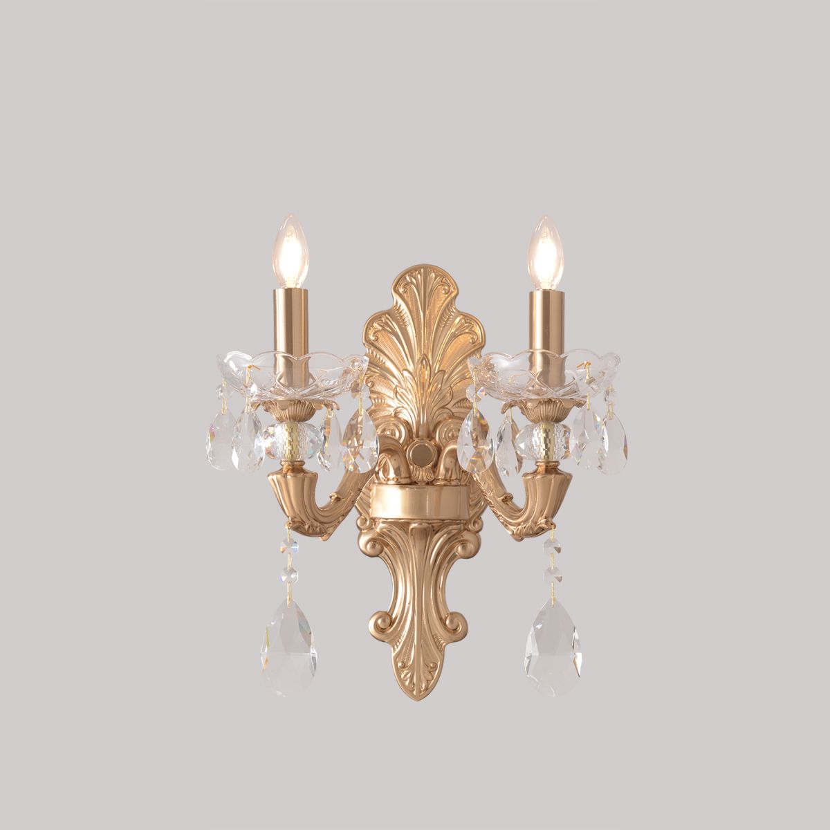 Бра Crystal Lux ELIZABETH AP2 BRASS в Санкт-Петербурге