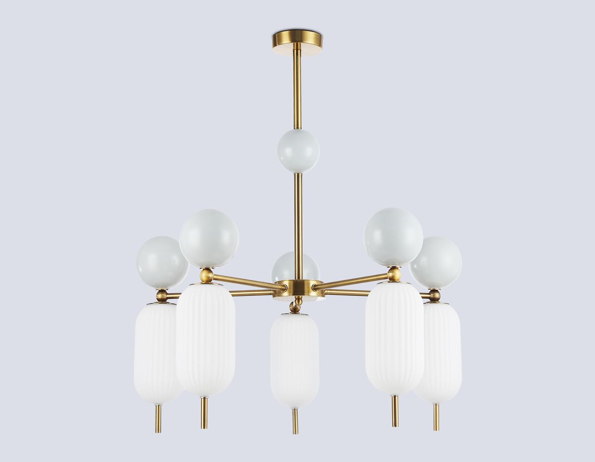 Люстра на штанге Ambrella Light High Light Ceramo Modern LH53104 в Санкт-Петербурге