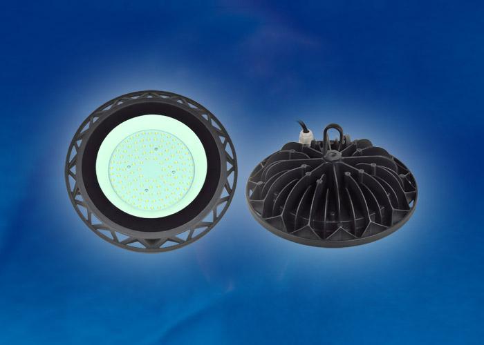 Подвесной светодиодный светильник (UL-00002321) Uniel ULY-U40C-100W/NW IP65 Black в Санкт-Петербурге