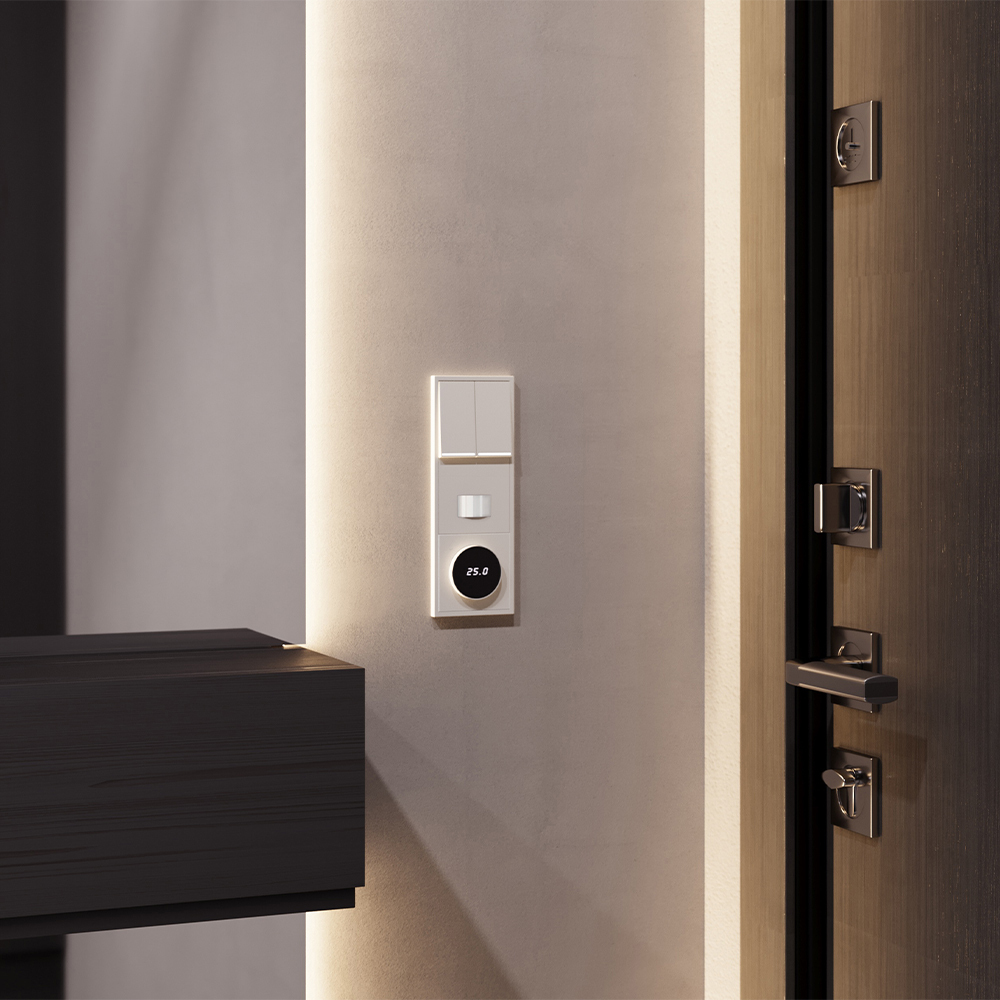 Терморегулятор электронный Voltum S70 с индикацией и датчиком, для теплого пола, (хлопок) VLS070113 в #REGION_NAME_DECLINE_PP#