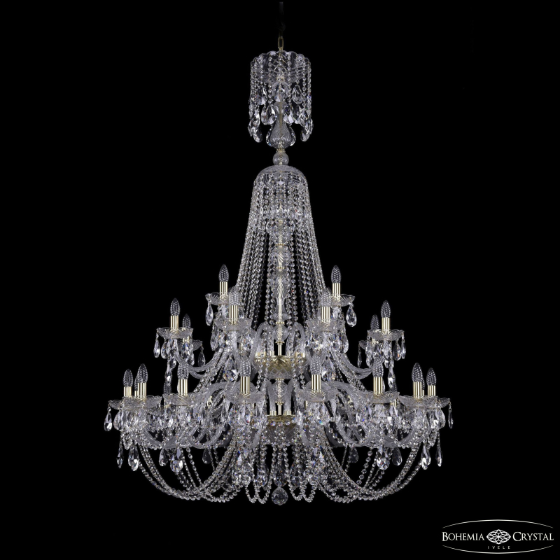 Подвесная люстра Bohemia Ivele Crystal 1406/16+8+4/400/XL-162/2d G в Санкт-Петербурге