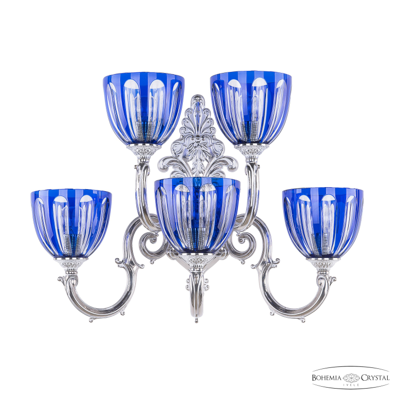 Бра Bohemia Ivele Crystal Verona 7203B15/3+2/210 NW P1 U Clear-Blue/H-1H в Санкт-Петербурге