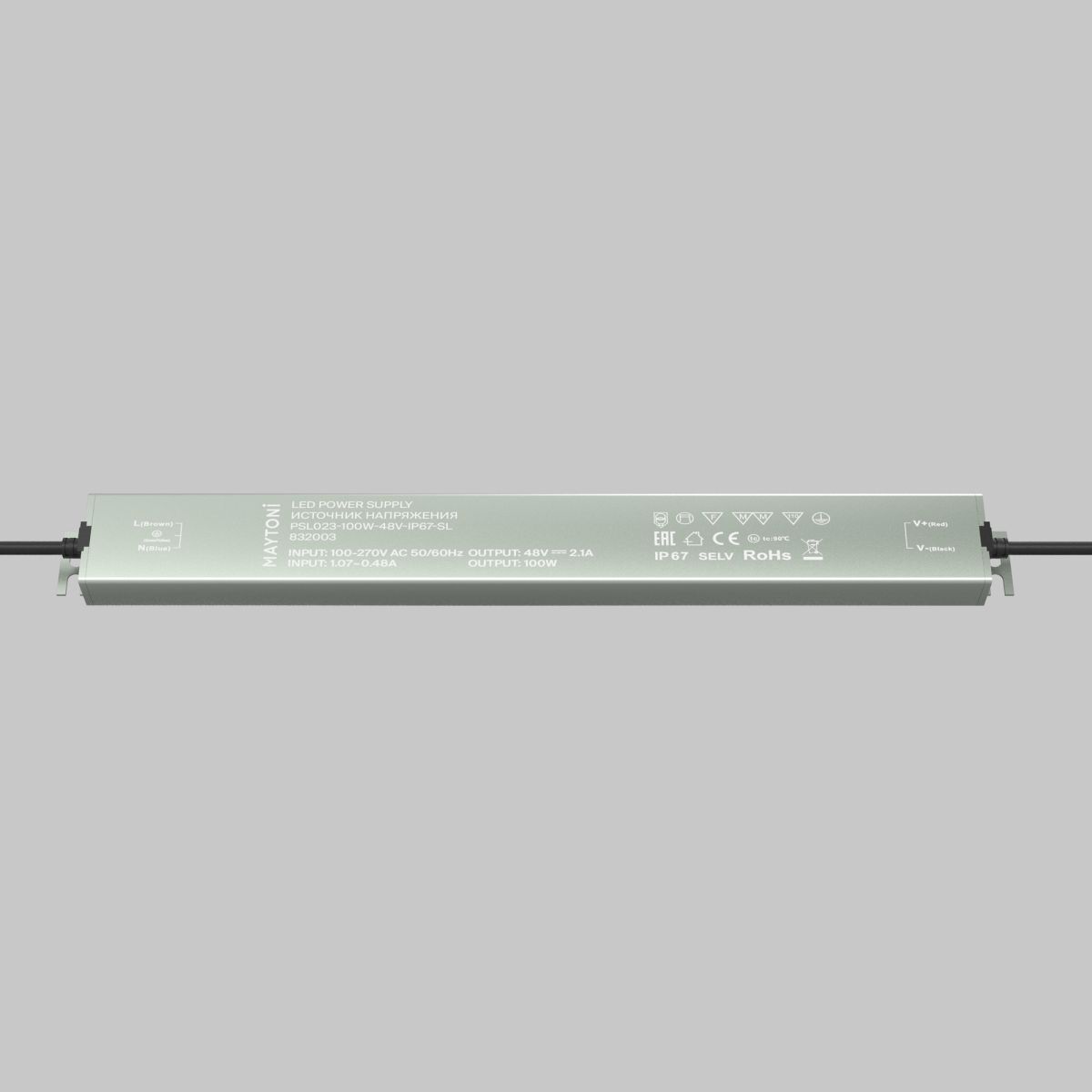 Блок питания Maytoni Led Strip PSL023 48В 100Вт IP 67 832003 в #REGION_NAME_DECLINE_PP#