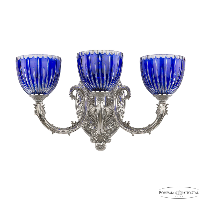 Бра Bohemia Ivele Crystal Florence 7109B12/3/210 Ni P1 U Clear-Blue/H-1K в Санкт-Петербурге
