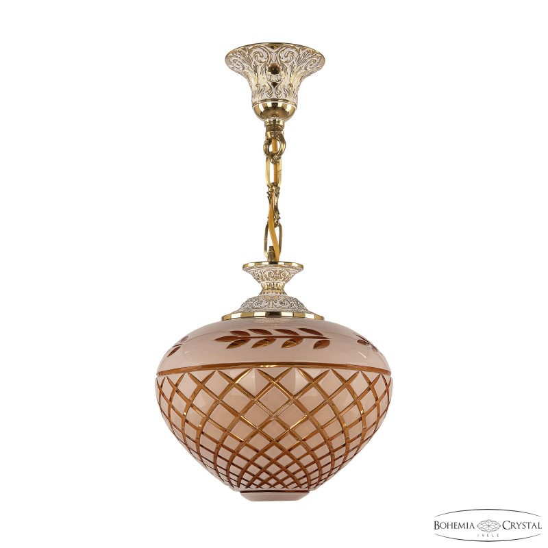 Подвесной светильник Bohemia Ivele Crystal 7003P/23 GW Amber-White/H-1B в Санкт-Петербурге