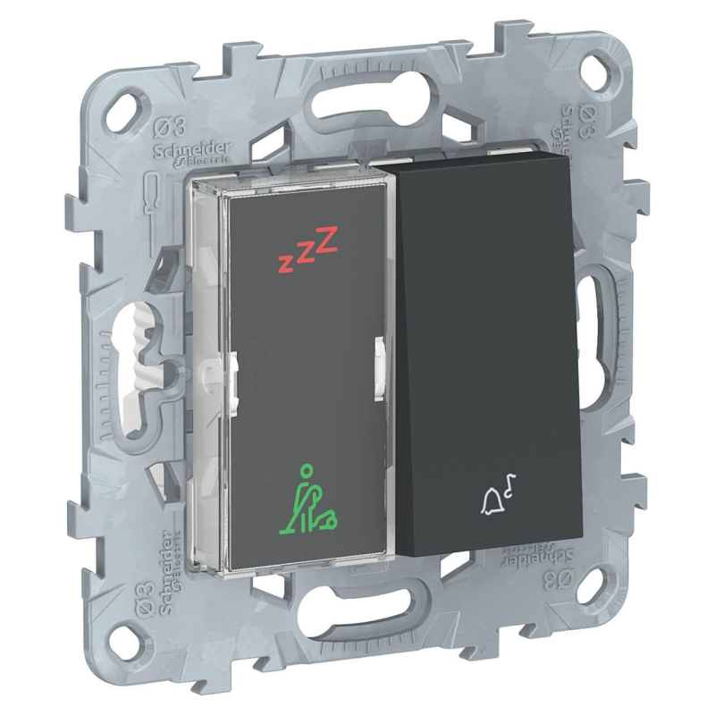 Дисплей гостиничного номера и кнопочный звонок Schneider Electric Unica New NU577754 в Санкт-Петербурге
