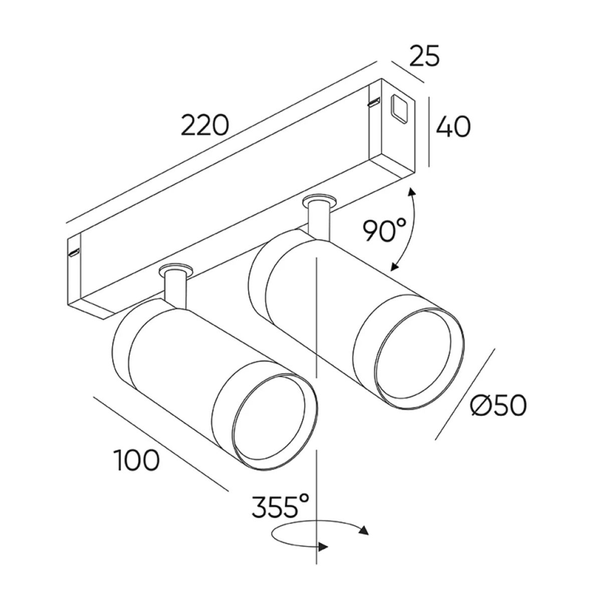 Трековый светильник CCT IMEX Smart Line IL.0050.5009-12-CCT-BK в Санкт-Петербурге