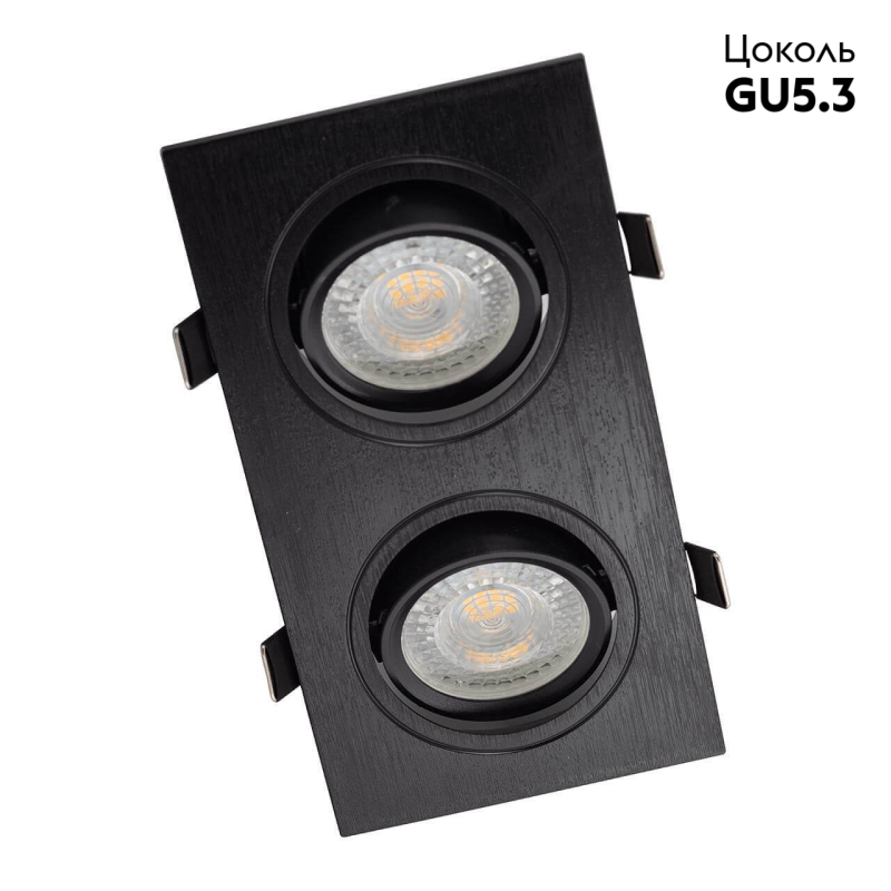 Встраиваемый светильник Denkirs DK3022-BK в Санкт-Петербурге