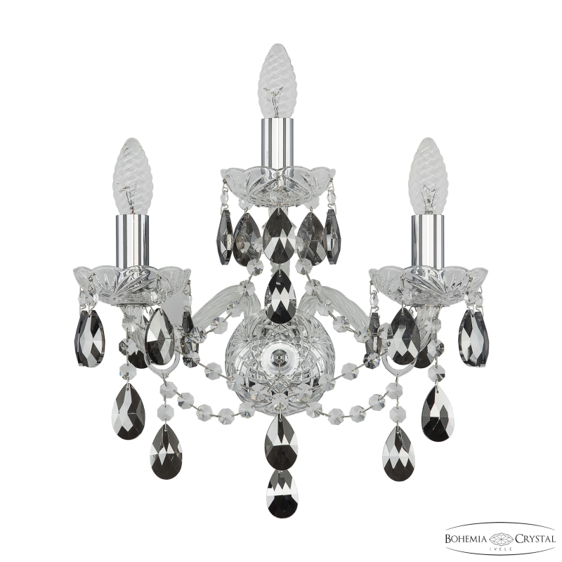 Бра Bohemia Ivele Crystal 1415B/2+1/165 Ni K781 в Санкт-Петербурге