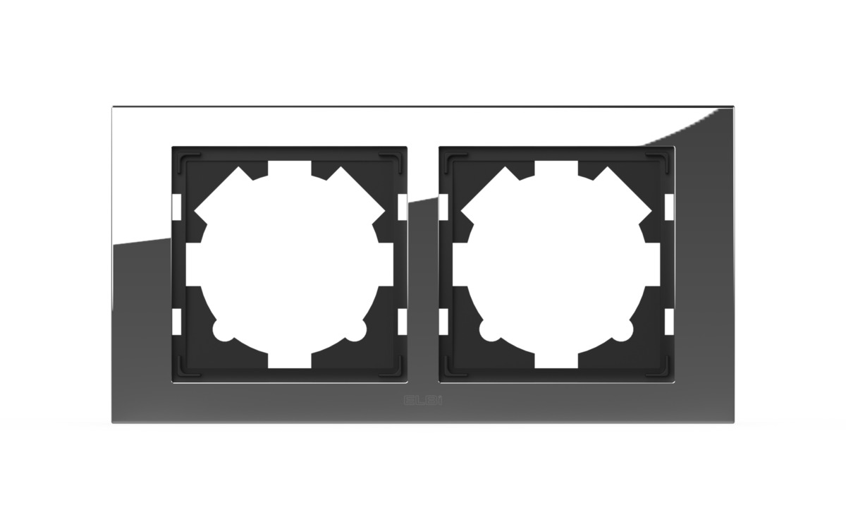 Рамка двухместная ELBI Zena Platin 500-073100-226 в Санкт-Петербурге