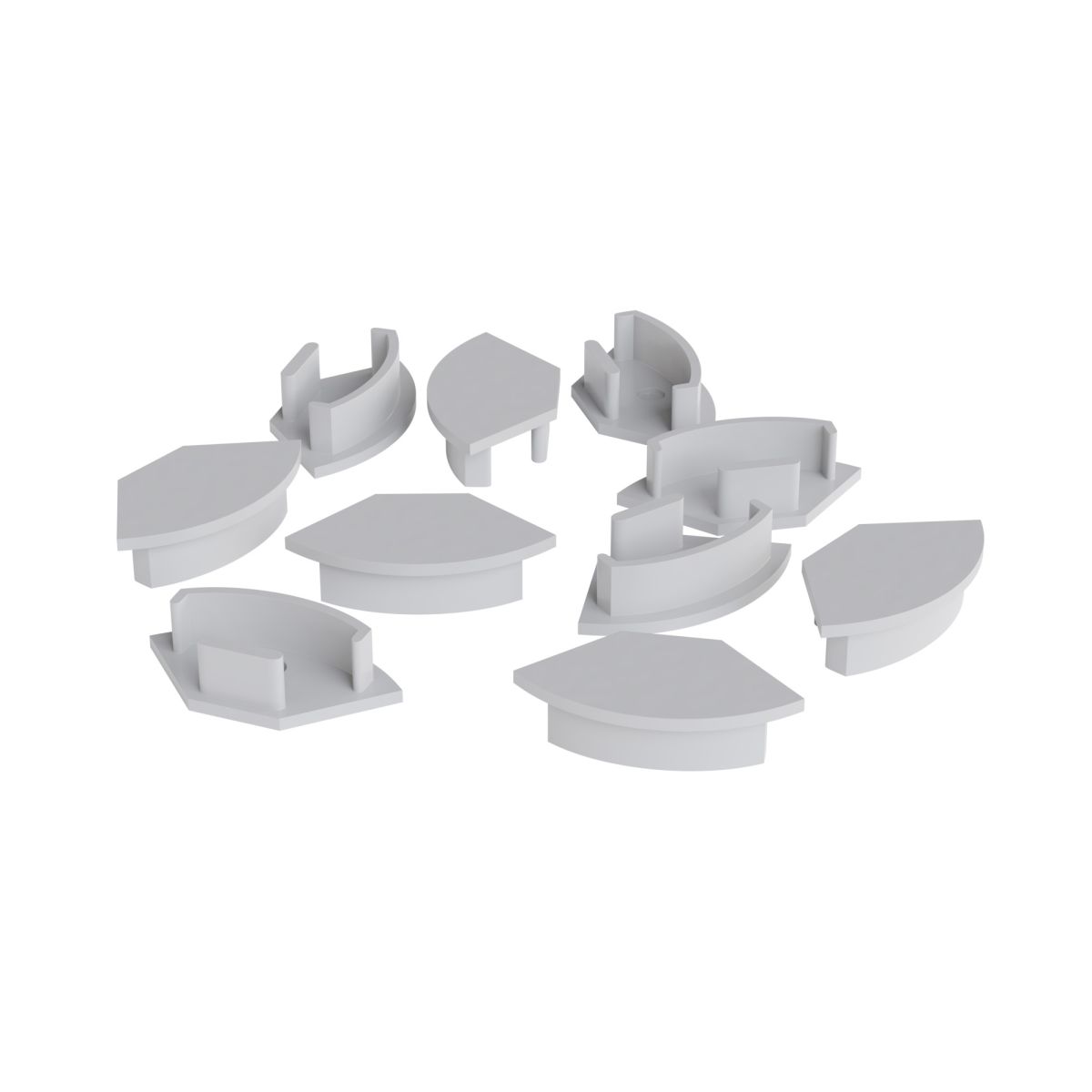 Комплект заглушек к ал.профилю 08-04/08, 10 шт Apeyron 3-08-04 в Санкт-Петербурге