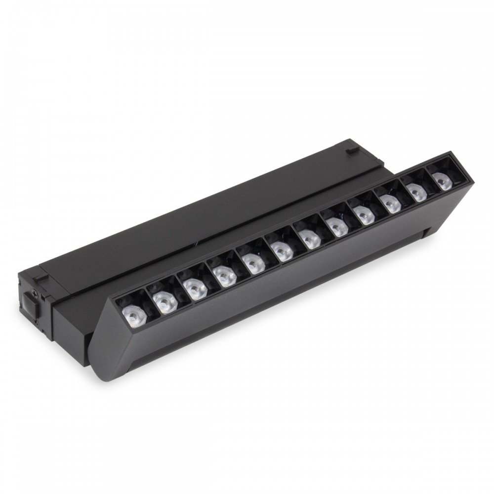 Трековый однофазный светильник AM Group Plain Opal AM591 9W 4000K BK в Санкт-Петербурге