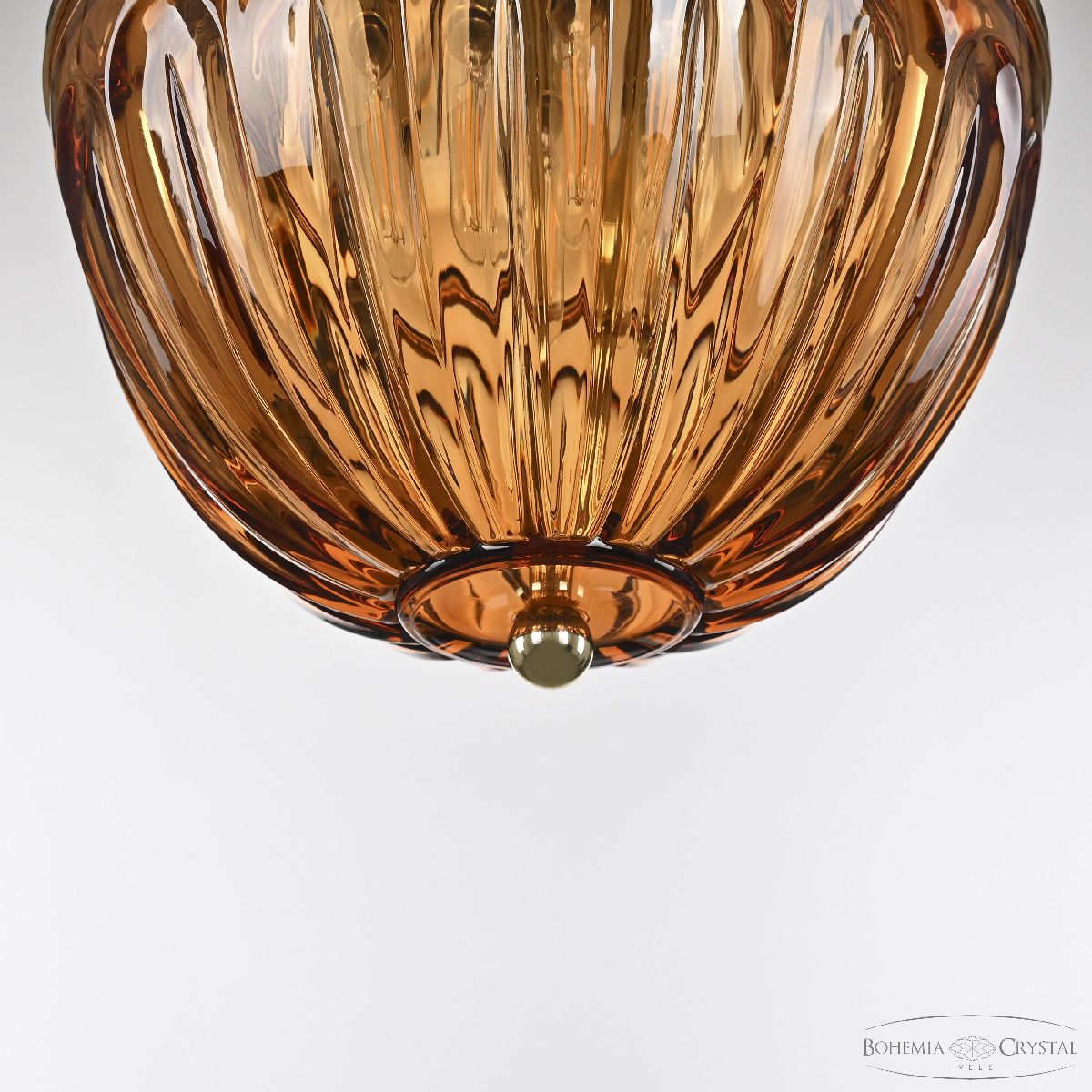 Подвесной светильник Bohemia Ivele Crystal 5480/22 G Amber/M-1H в Санкт-Петербурге