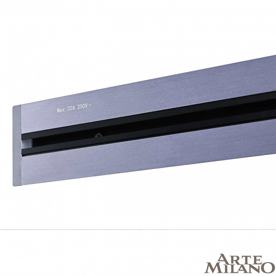 Встраиваемый шинопровод с выключателем Arte Milano Am-track-sockets 385205TBB/50 Grey в #REGION_NAME_DECLINE_PP#