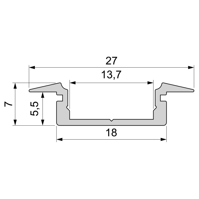 Профиль Deko-Light ET-01-12 975043 в Санкт-Петербурге