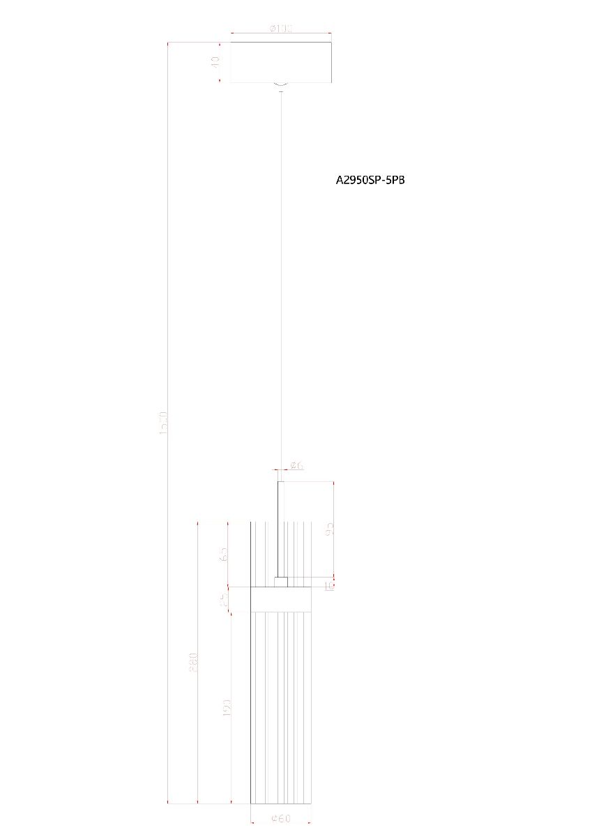 Подвесной светильник Arte Lamp Misty A2950SP-5PB в Санкт-Петербурге