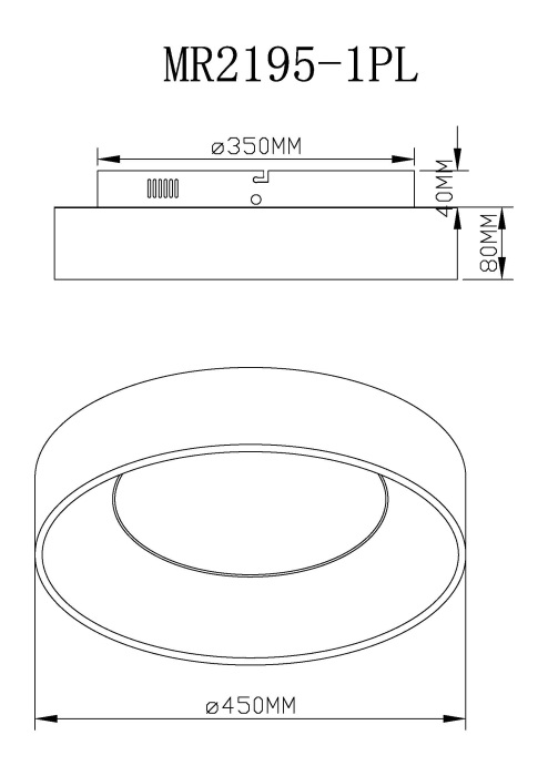 Потолочный светильник Myfar Shannon MR2195-1PL в Санкт-Петербурге
