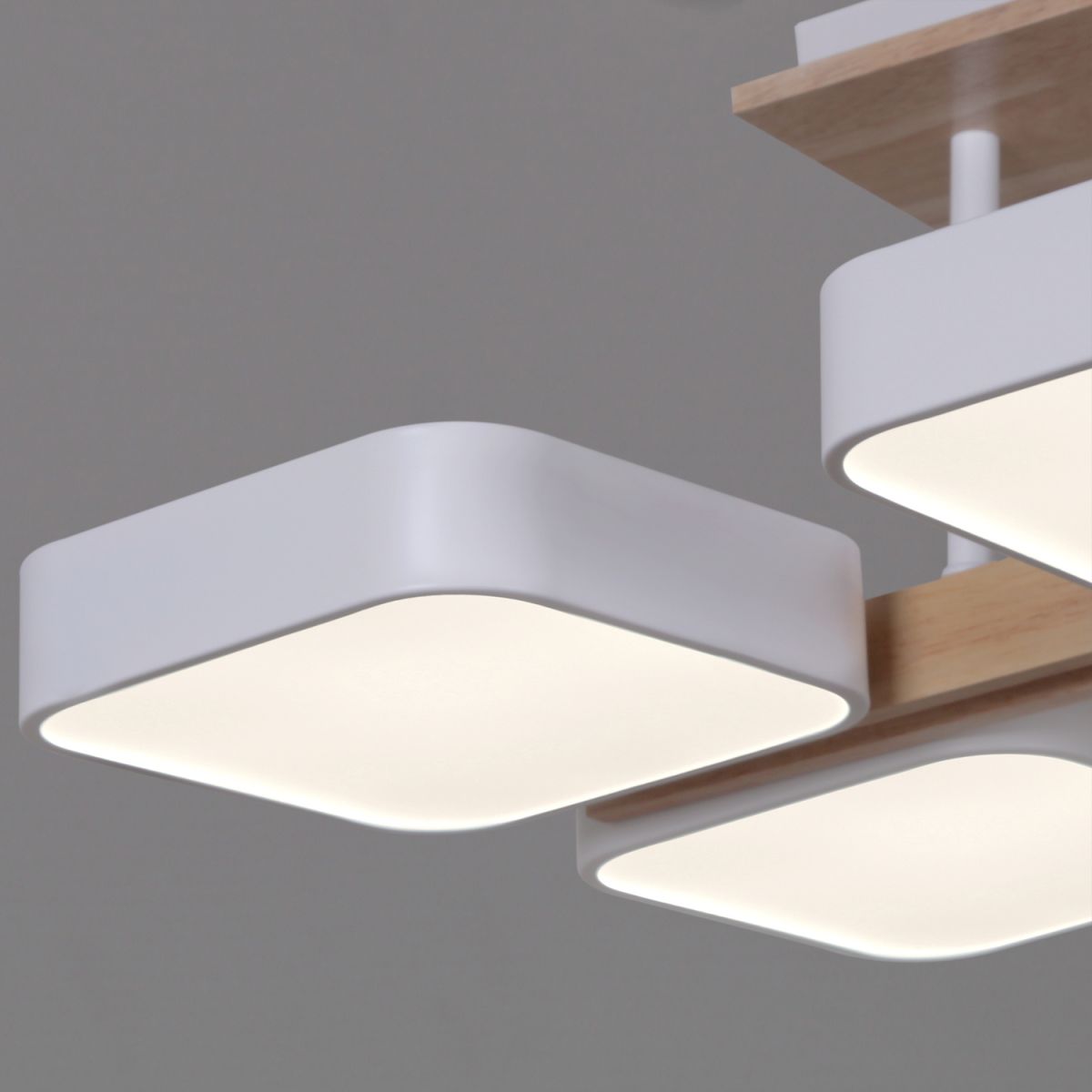 Потолочная люстра Reluce 03359-0.3-06 WH+WOOD в Санкт-Петербурге