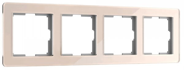 Рамка на 4 поста Werkel Acrylic айвори 4690389190551 W0042743 a062134 в Санкт-Петербурге