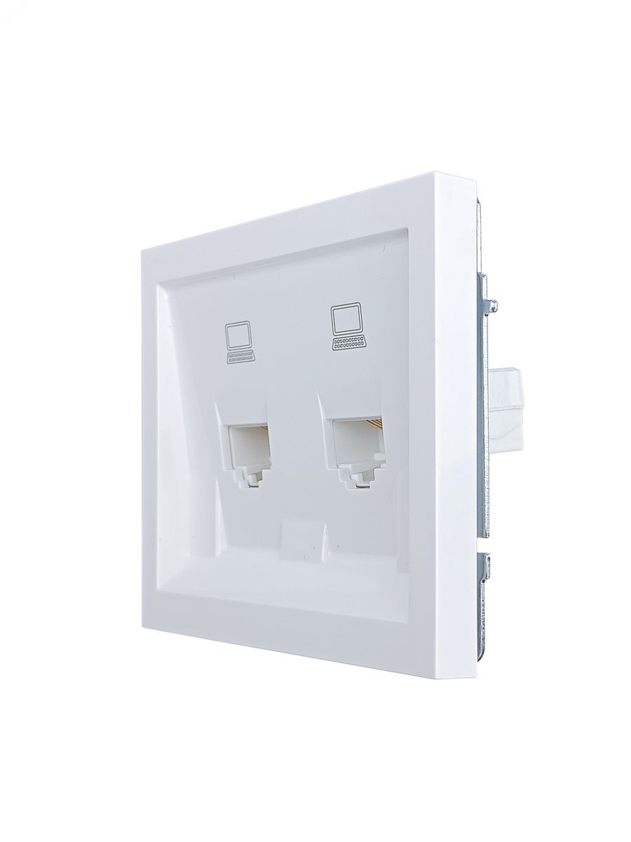 Розетка 2-ая компьютерная Lezard Zima 704-0288-141 в Санкт-Петербурге