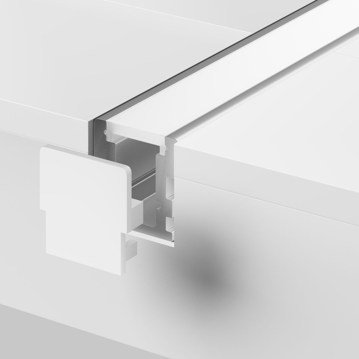Алюминиевый профиль встраиваемый в пол 26x26 Maytoni Led Strip ALM-2626-S-2M 636016 в Санкт-Петербурге