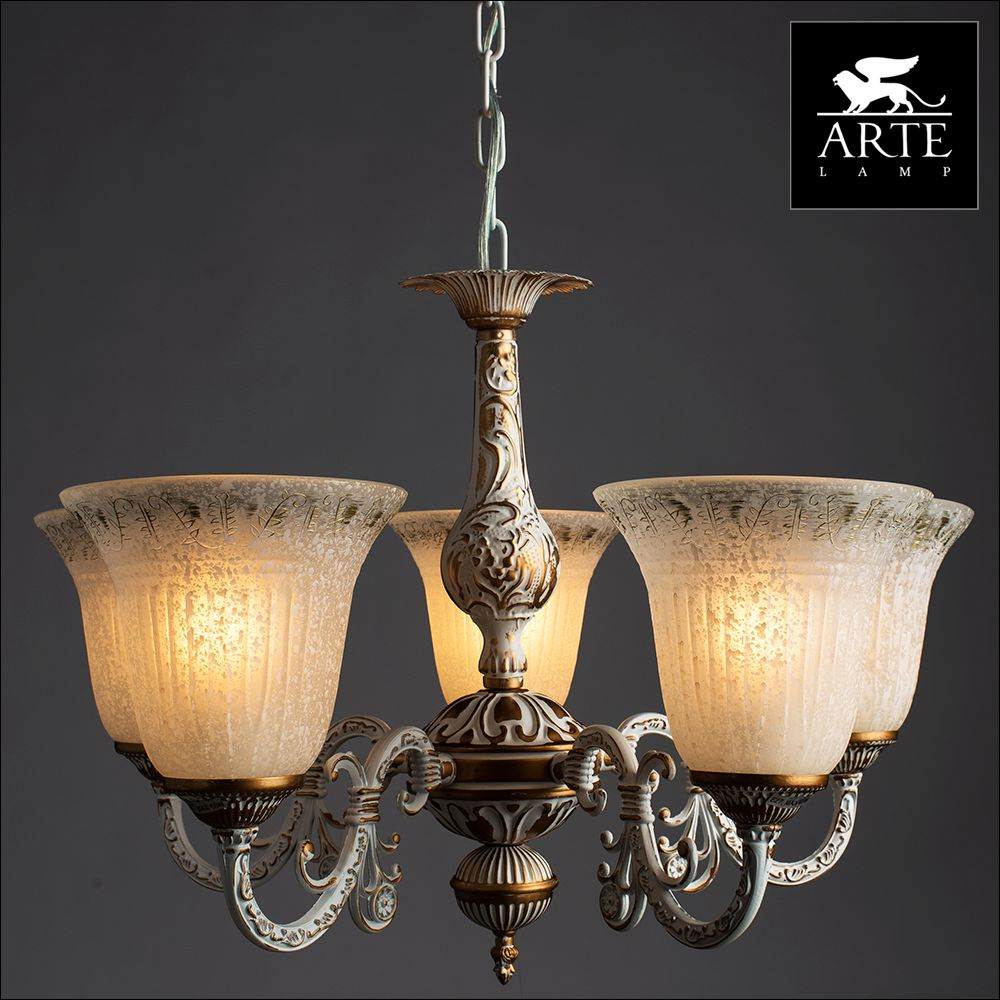 Подвесная люстра Arte Lamp 1 A1032LM-5WG в #REGION_NAME_DECLINE_PP#