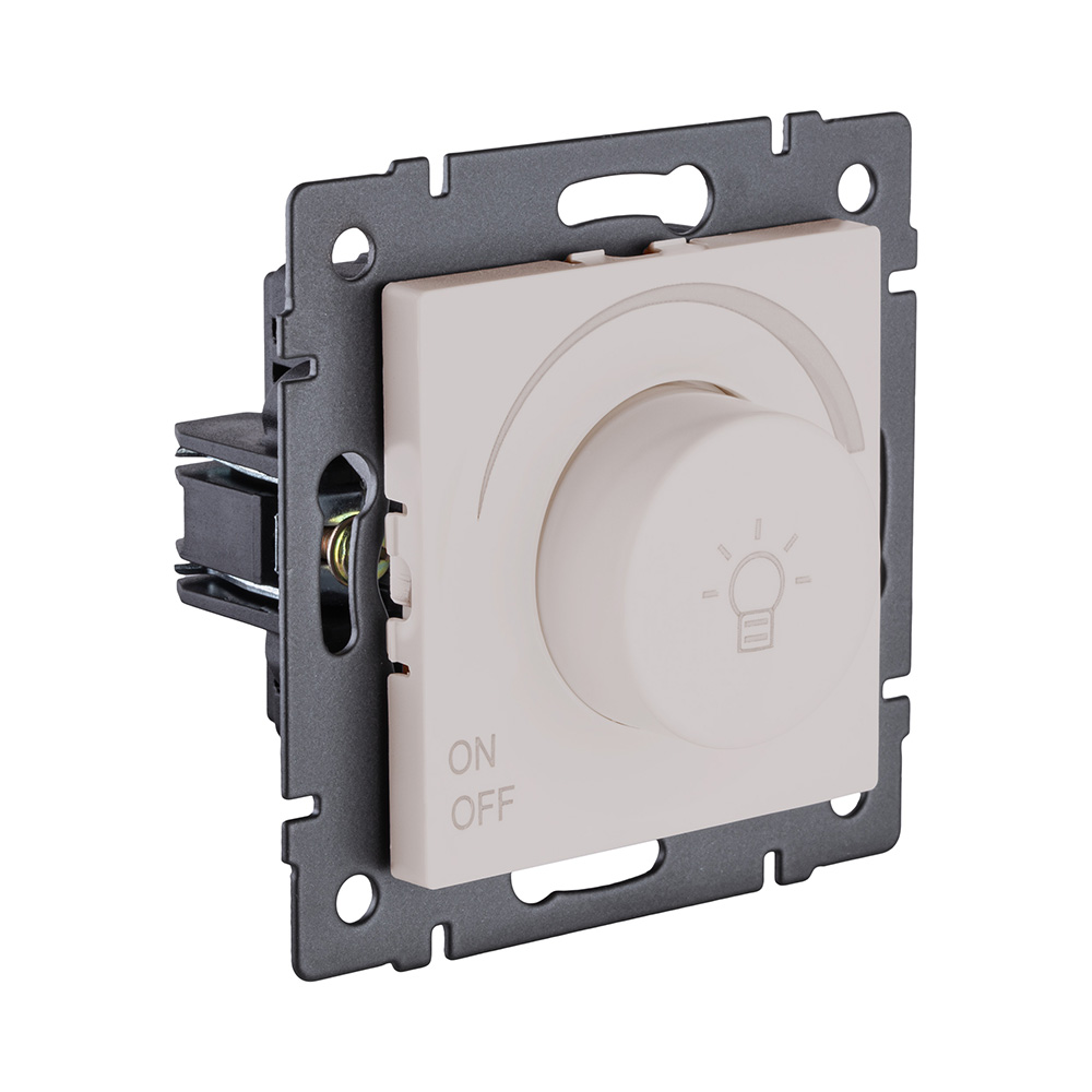 Светорегулятор универсальный 500W, кашемир матовый Kollinger REA-027CM для Aspekt, Eleganz, Reflex в #REGION_NAME_DECLINE_PP#