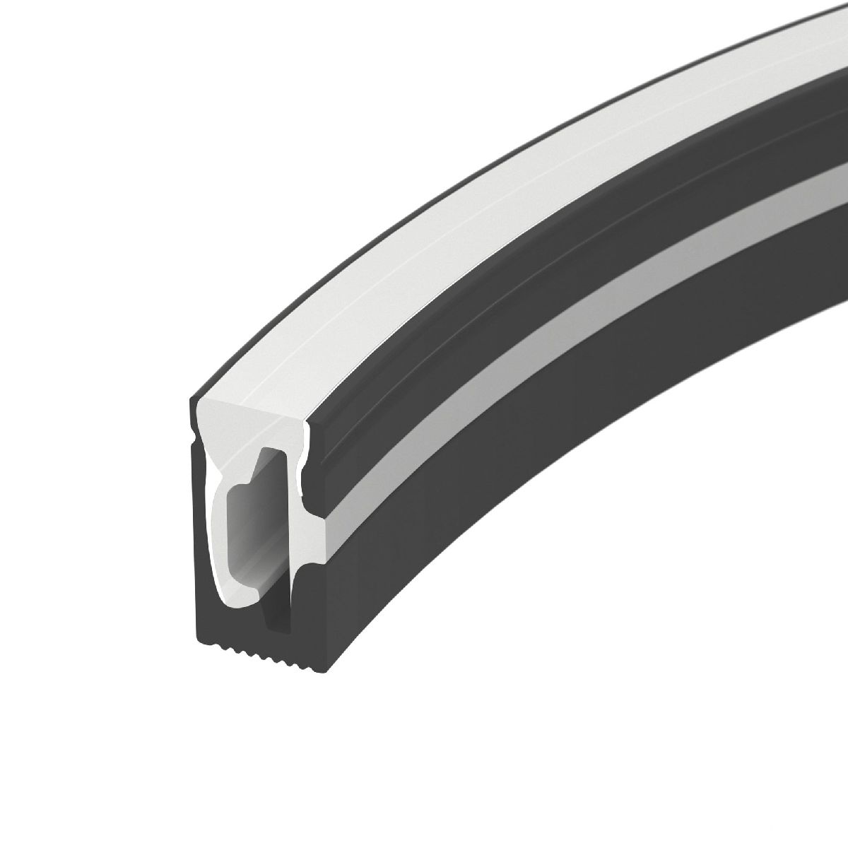Силиконовый профиль Arlight WPH-FLEX-0612-SIDE-S8-5m BLACK 045782 в Санкт-Петербурге