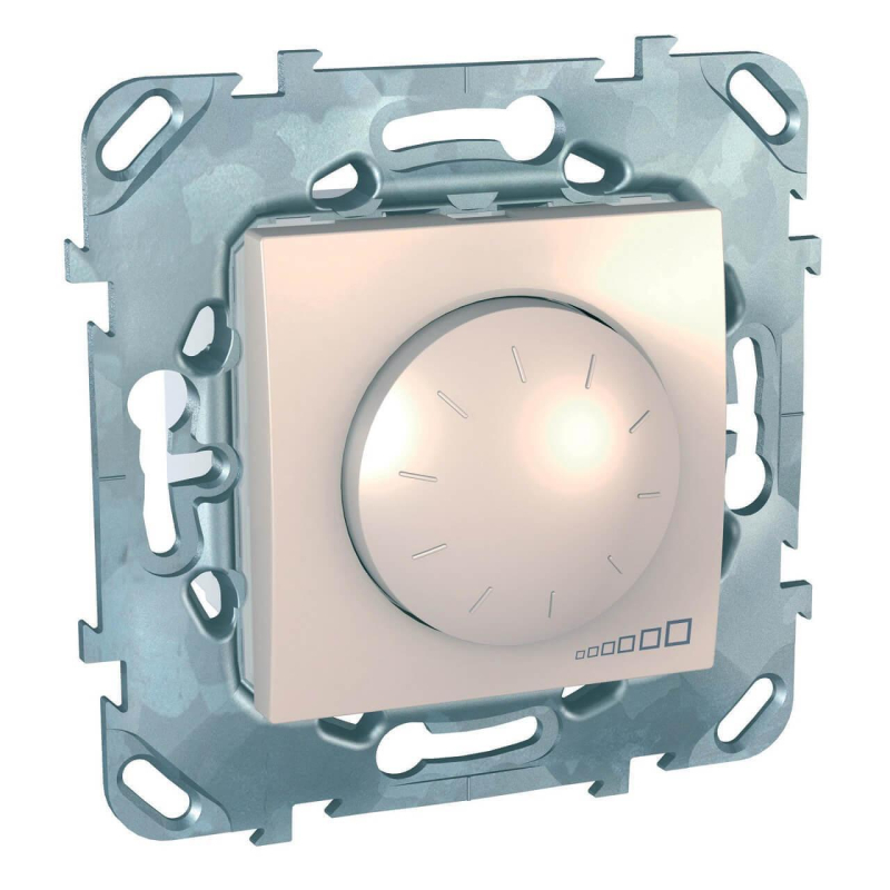 Диммер поворотный Schneider Electric Unica для ламп накаливания и галогенных 40-400W MGU5.511.25ZD в Санкт-Петербурге