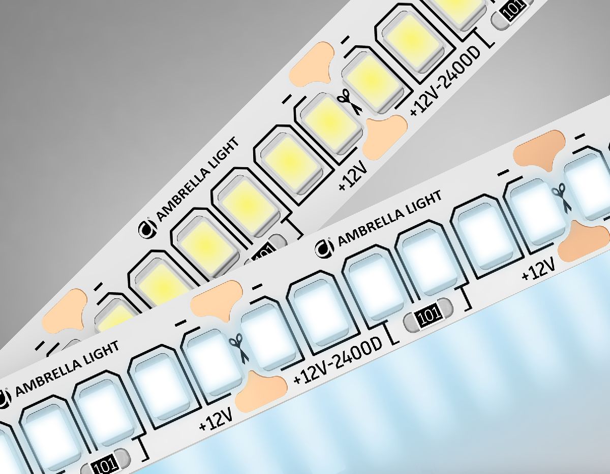 Светодиодная лента Ambrella Light LED Strip 12В 2835 17Вт/м 6500K 5м IP20 GS1403 в Санкт-Петербурге