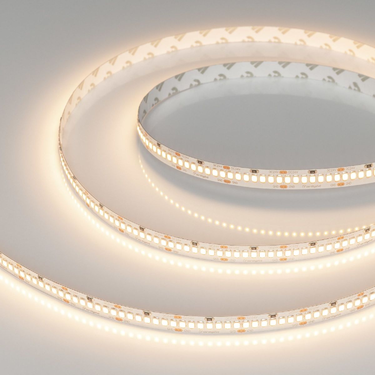 Светодиодная лента Arlight UL-A252-10mm 24V Warm3000 (11 W/m, IP20, 5m) 042319 в Санкт-Петербурге