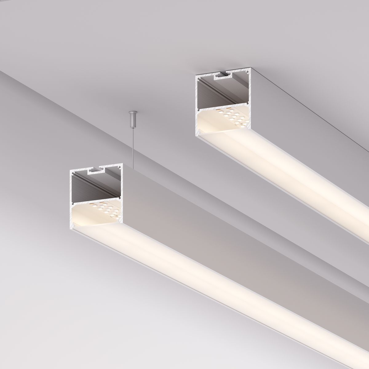 Профиль Arlight SL-LINE-5050-2000 WHITE (BY) (Алюминий) 062804 в Санкт-Петербурге