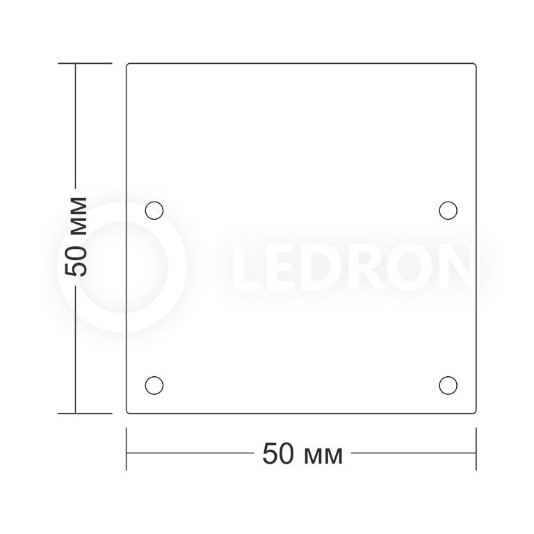 Заглушка для профиля LeDron 5050 black 13305B 00000006469 в Санкт-Петербурге