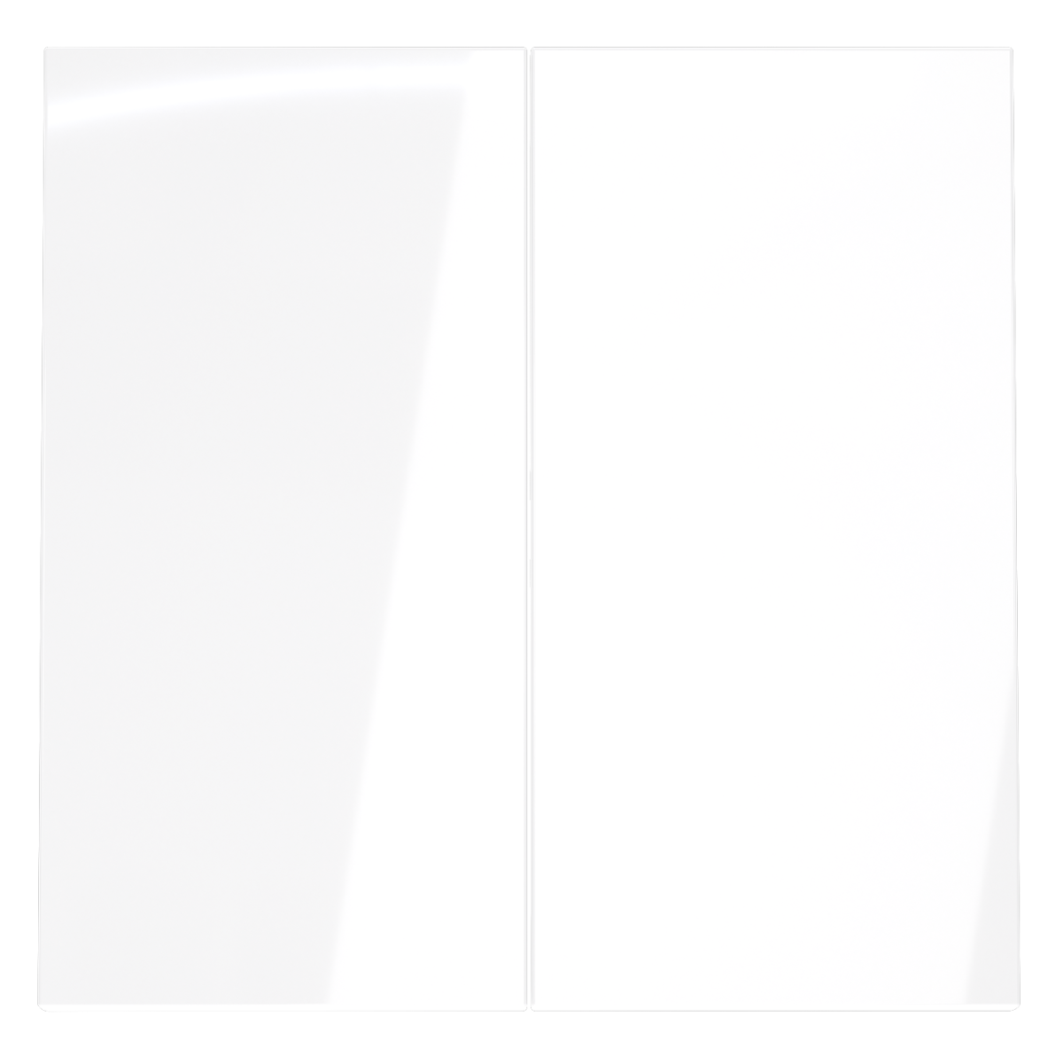 Клавиши для выключателя/переключателя двухклавишного Voltum S70 (белый глянцевый) VLS000301 в #REGION_NAME_DECLINE_PP#