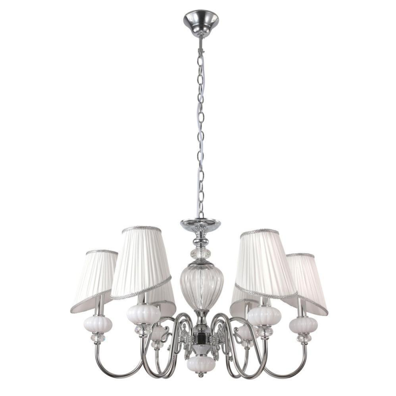 Подвесная люстра Crystal Lux Alma White SP-PL6 в #REGION_NAME_DECLINE_PP#