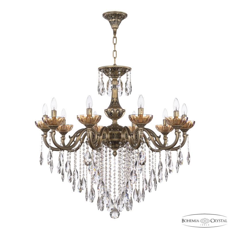 Подвесная люстра Bohemia Ivele Crystal AL78101/10/300 B AGB P Shampan/M-1H в Санкт-Петербурге