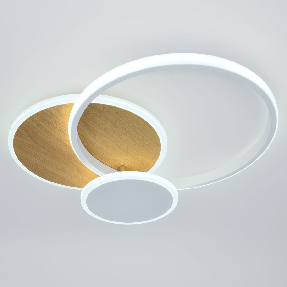 Потолочный светильник Эра Модерн City CLL-1-60-RC WH+Wood в Санкт-Петербурге