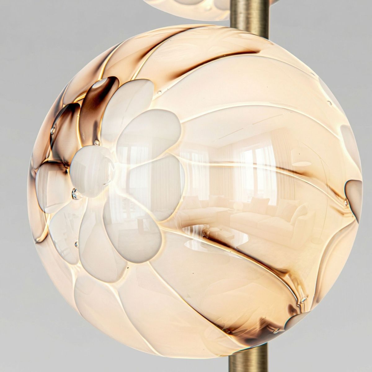 Торшер с плафонами ручной работы Bogate's Crystall 1_101/5 a072036 в #REGION_NAME_DECLINE_PP#