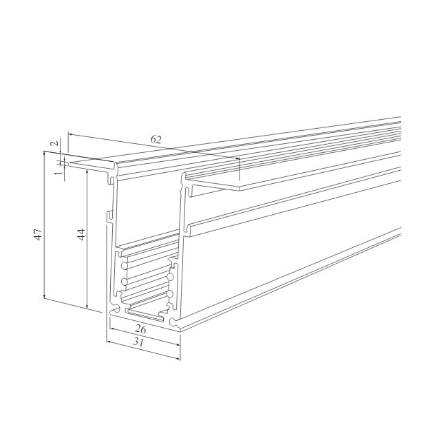 Шинопровод встраиваемый Elektrostandard Slim Magnetic 4690389179143 в Санкт-Петербурге