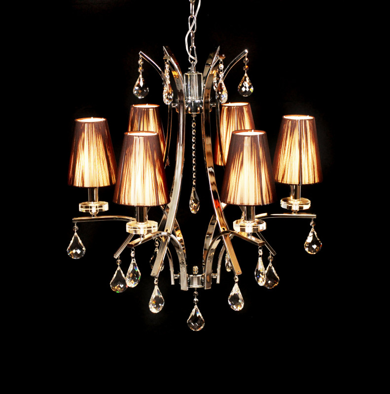 Подвесная люстра Lumina Deco Glamour LDP 66247-6 BR в Санкт-Петербурге