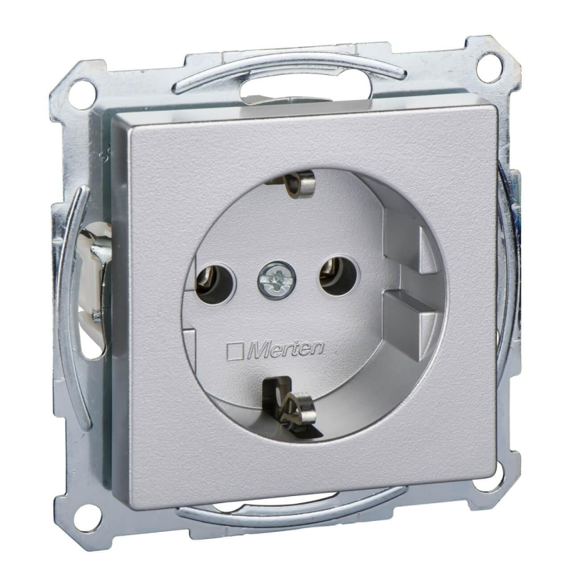 Розетка Schneider Electric Merten M-Plan 16A с/з без шторок MTN2301-0460 в Санкт-Петербурге