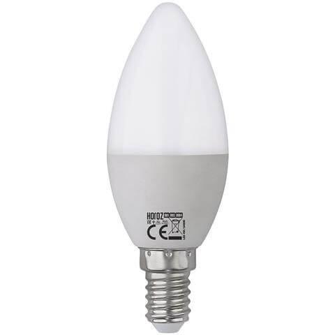 Лампа светодиодная Horoz E14 4W 3000K матовая 001-003-0004 (HL4360L) HRZ00000020 в Санкт-Петербурге