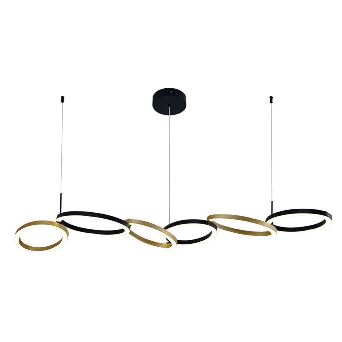 Подвесной светильник Indigo Anello 14034/C/6P Black в Санкт-Петербурге