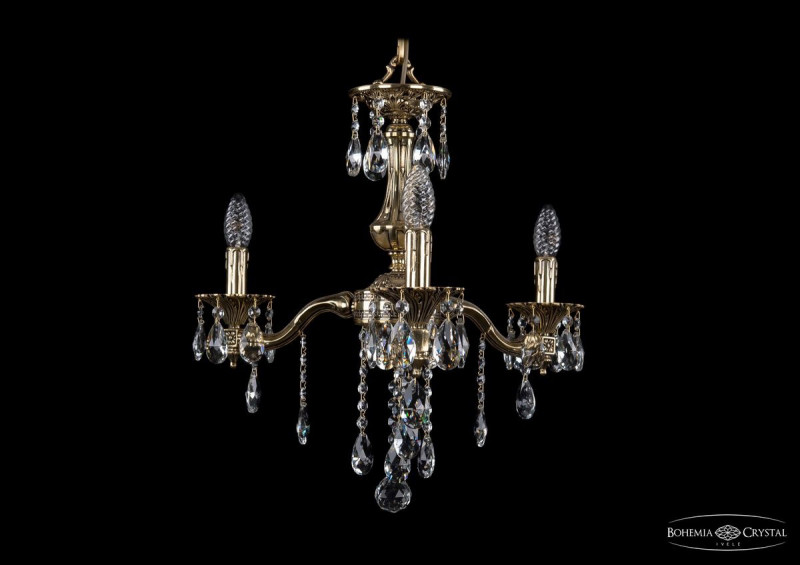 Подвесная люстра Bohemia Ivele Crystal 1710/3/160/B/GB в Санкт-Петербурге